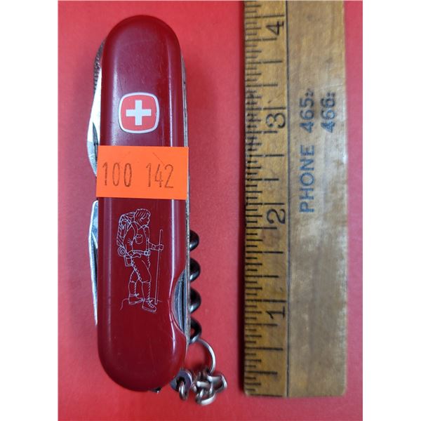 Red Swiss Army Pocket Knife Multi Tool