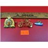 Image 1 : RCMP Cap Badge, RCMP Pin, & Airplane Pin