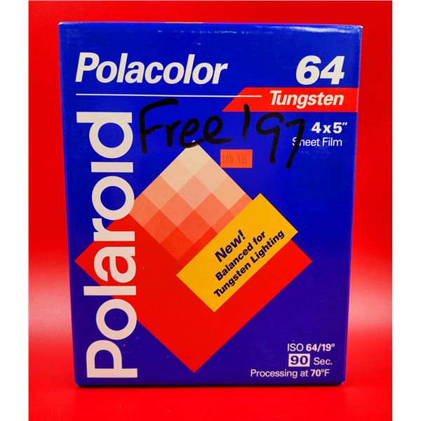 Polaroid Polacolor Tungsten 4x5" Sheet Film