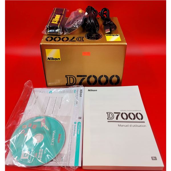 Nikon D7000 Box, Manuals, & Accessories Only