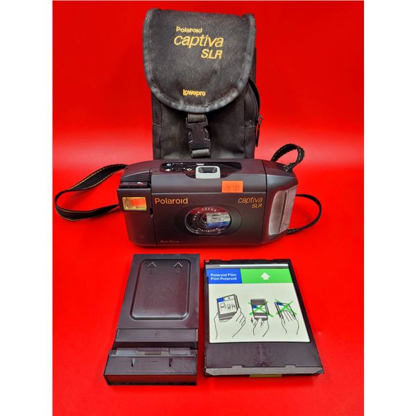 Polaroid Captiva SLR Camera w/ Film Cartridge & Film