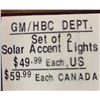 Image 2 : 2 Sun Spots Solar Powered Accent Lights