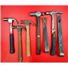 Image 1 : Assorted Hammer & Prybar Lot w/ Blue-Point Ball Peen Hammer
