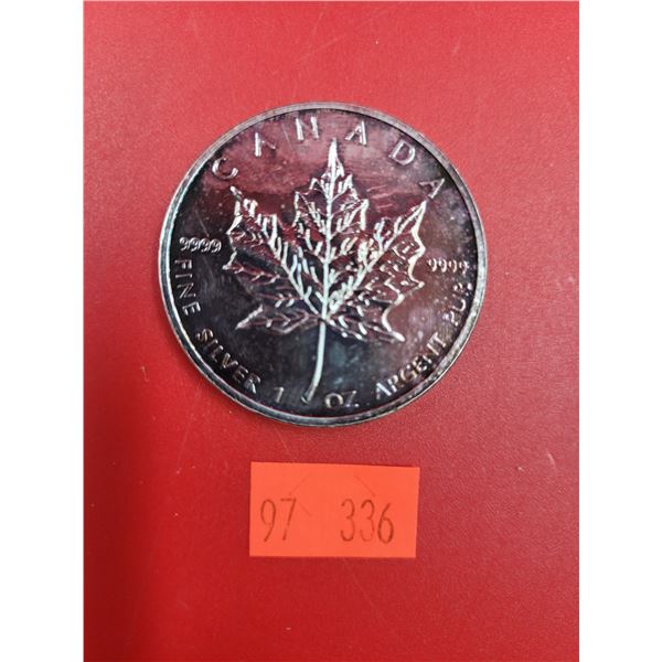 999 Fine Silver Canadian Maple Leaf Coin
