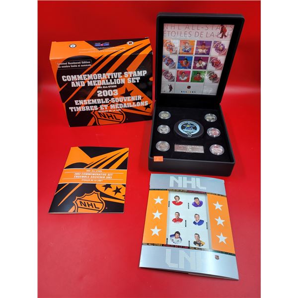 NHL All-Stars Commemorative Stamp & Medallion Set