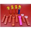 Image 1 : Lot of VTG Simpsons & Valentine's Day Pez Candy Dispensers