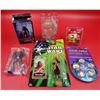 Image 1 : Assorted Toy Lot w/ Star Trek Marbles, Star Wars Action Figure, Predator Figure, & More