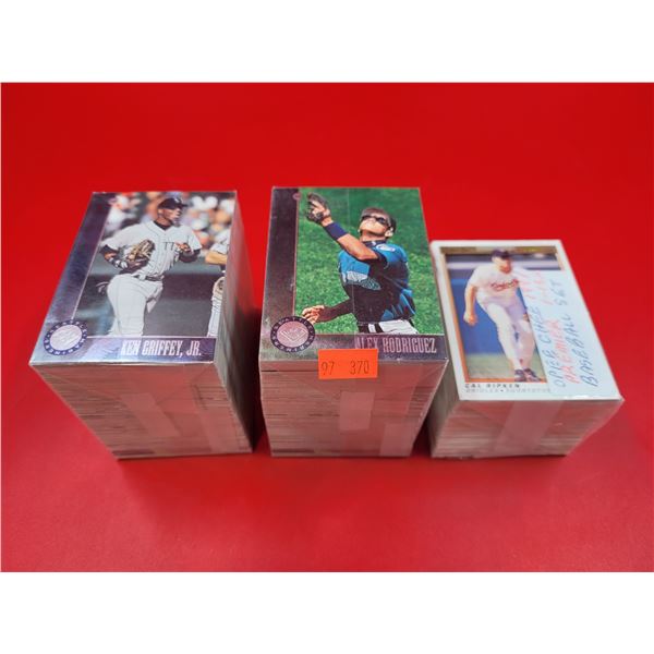 3 Baseball Card Sets