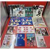 Image 1 : NHL Collectibles Lot w/ Game Programs, Rule Book, 1985 Sticker Yearbook, & More