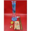 Image 1 : Checkered Bong, Raw Rolling Papers, & Twister Grinder