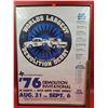 Image 1 : Framed World's Largest Demolition Derby '76 Demolition Poster