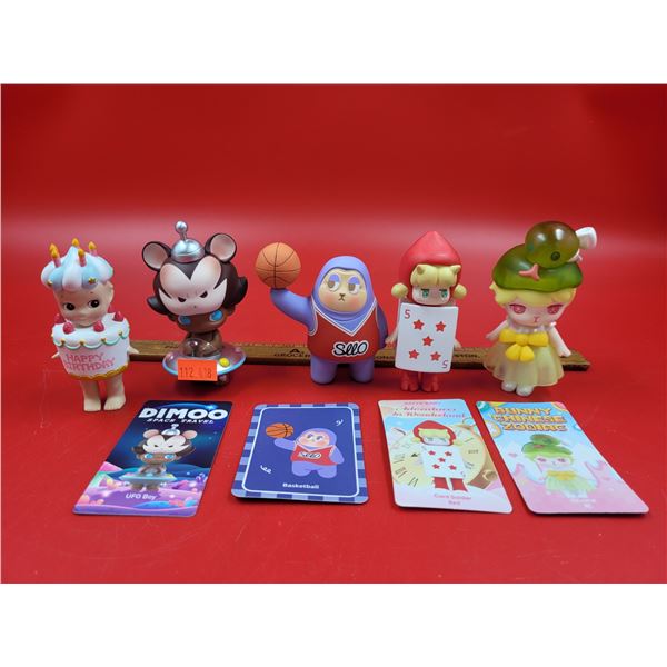 Lot Of Pop Mart Blind Box Figures Including Dimoo World UFO Boy