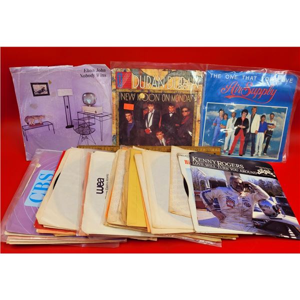 Assorted 45 RPM Vinyl Record Lot