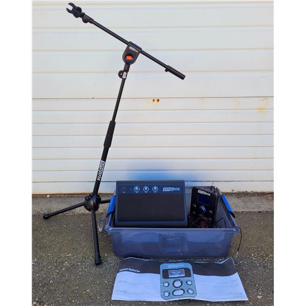 Singtrix Karaoke System Including Microphone, Stand, Studio Effects Console & Speaker