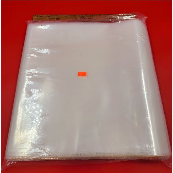 100 Pc. 4 Ml. Vinyl Record Sleeves
