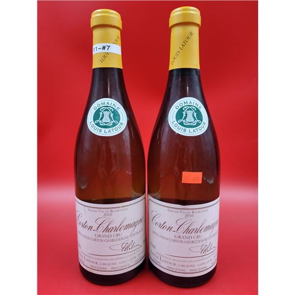 2 Sealed Bottles of Corton-Charlemagne Grand Cru Wine