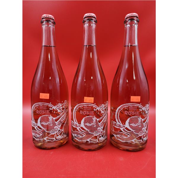 3 Sealed Bottles of Monster Vineyards Rosie Wine
