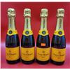 Image 1 : 4 Sealed Bottles of Veuve Clicquot Brut Champagne