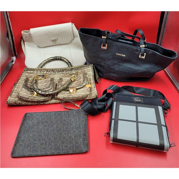 Assorted Purse Lot w/ Guess, Calvin Klein, & More
