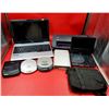Image 1 : Electronics Lot w/ Toshiba Laptop, Walkman/Discmans, Portable DVD Player, Royal Laminator, & More