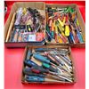 Image 1 : Large Lot Of Tools Including Screw Drivers & Wrenches