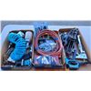 Image 1 : Large Lot Of Misc. Tools Including Jacks, Chalking Guns & Air Hoses