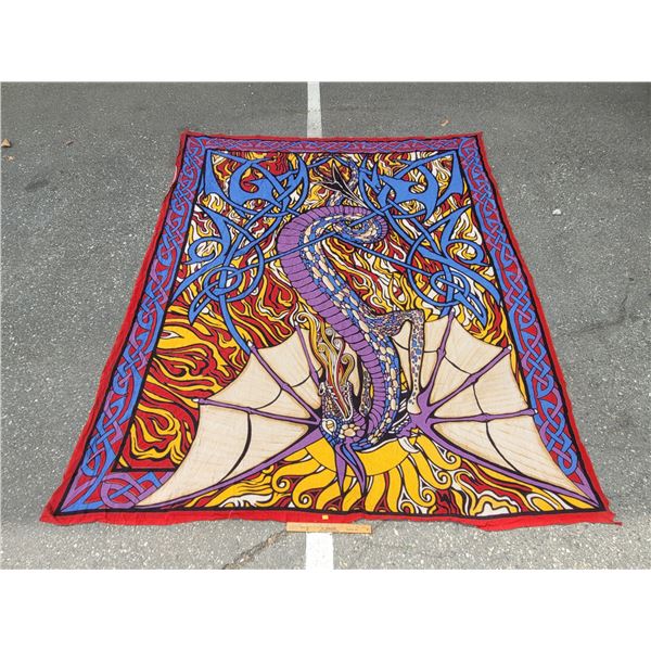 Fire Breathing Dragon Tapestry