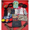 Image 1 : Accessories Lot w/ Belts, Flip Flops, Socks, Shoe Insoles, Pouches, & More