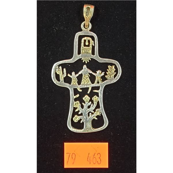 Large Sterling Tree Of Life Pendant