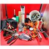 Image 1 : Lot Of Misc. Tools Including Wrenches, Pliers, Plane & Cables