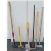 Image 1 : Tool Lot w/ Pickaxe, Sledgehammer, Ice Scraper, & More