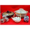 Image 1 : Asian Dish Lot w/ Teacups, Lidded Pot, Teapot, & More
