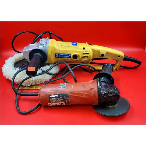 Power Fist 7" Sander/Polisher & Hilti Angle Grinder