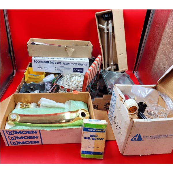 Large Lot Of House Hardware Including Door Hardware
