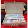 Image 2 : Large Lot Of Medical Supplies Including Treen First Aid Kit