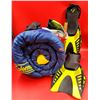Image 1 : Coleman Sleeping Bag & Scuba Flippers