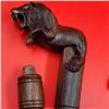 Image 3 : 2 Carved Wooden Walking Sticks