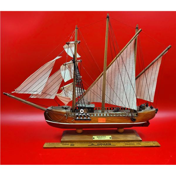 Goleta Siglo XIX Model Ship