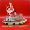 Image 1 : VTG Musical Tugboat Ship Decanter Set