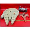 Image 1 : VTG Millennium Falcon, TIE Fighter, Naboo N-1 Starfighter Model Toys