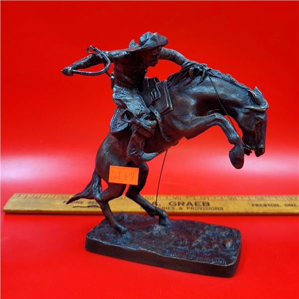 Bronco Buster Sculpture By Frederic Remington