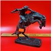 Image 1 : Bronco Buster Sculpture By Frederic Remington
