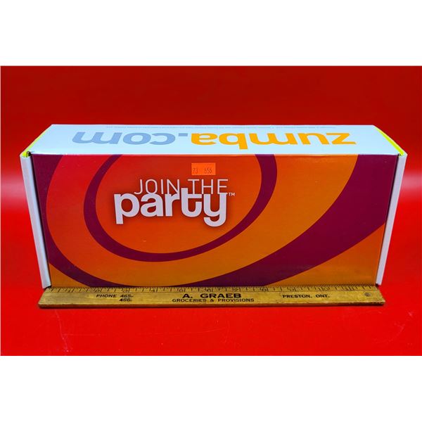 Zumba Join The Party Workout Set w/ Dumbbells & DVD's
