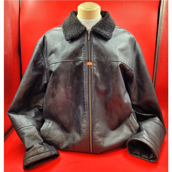 XL R&R Leather & Fur Jacket