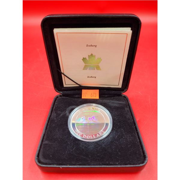 2004 Canadian $20 Fine Silver Natural Wonders Iceberg Coin