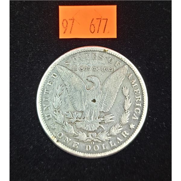 1899 American Morgan Silver Dollar Coin