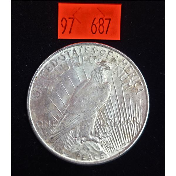 1922 American Silver One Dollar Coin