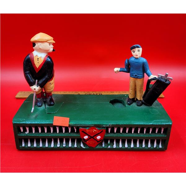 VTG Cast Iron Birdie Putt Mechanical Coin Bank