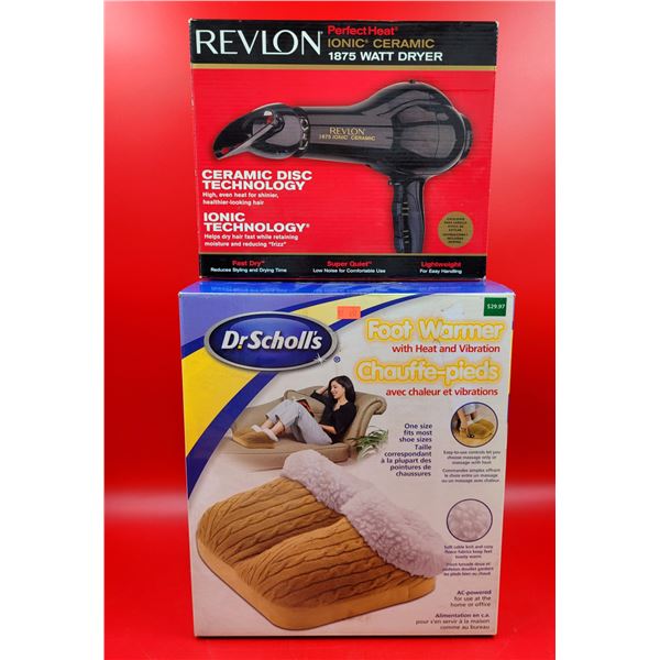 Revlon 1875 Watt Dryer & DrScholl's Foot Warmer