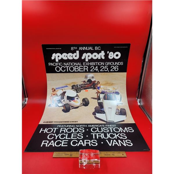 8th Annual BC Speed Sport 80 Pacific National Exhibition Grounds Poster
